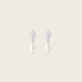 Adeline Clip On Earrings in Silver