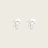 Alice Clip On Earrings in Silver