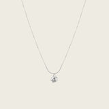 Amelia Pearl Necklace in Silver