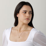 Amelia Pearl Necklace in Gold