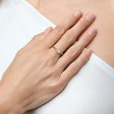 Classic Marquise Gallery Ring in Gold