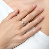 Classic Marquise Gallery Ring in Silver