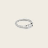 Classic Marquise Gallery Ring in Silver