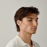 Hammered Ear Cuff in Silver