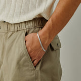 Herringbone Chain Bracelet in Silver
