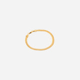 Herringbone Chain Bracelet in Gold
