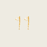 Lobelia Clip On Earrings in Gold