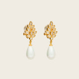 Madeline Clip On Earrings in Gold