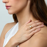 Marquise Bezel Signet Ring