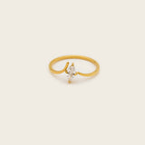 Marquise Flow Contour Ring