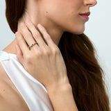 Marquise Swirl Ring in Gold