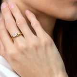 Marquise Swirl Ring in Gold