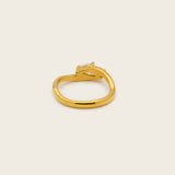 Marquise Swirl Ring in Gold