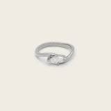 Marquise Swirl Ring in Silver