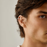 Smooth Band Ear Cuff in Silver