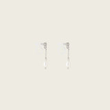 Sylvia Clip On Earrings in Silver