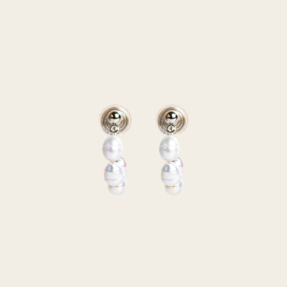 Image of the the Blair Clip On Earrings. Offer a secure 24-hour hold and adjustable fit. Say goodbye to discomfort with these earrings, perfect for sensitive or stretched ears.