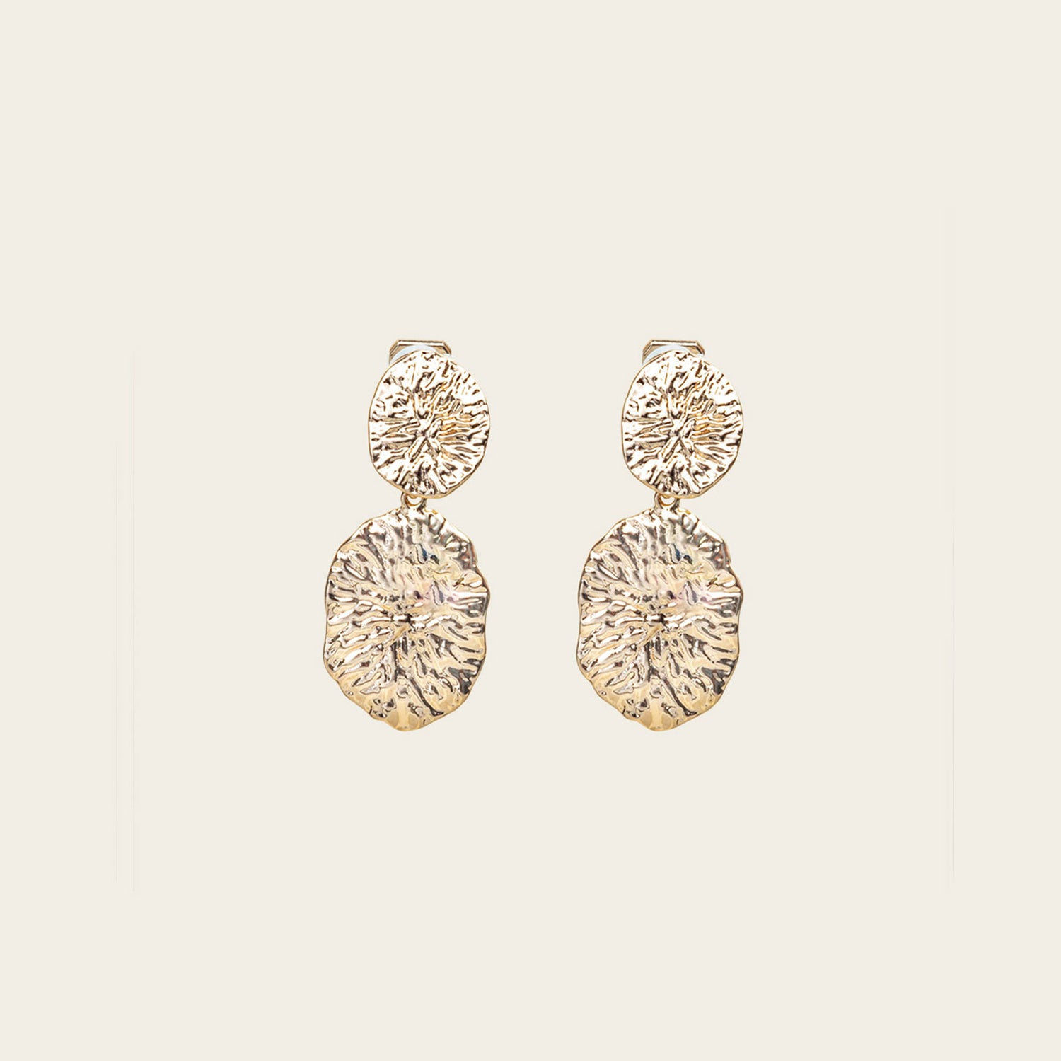 Daiquiri Drop Clip On Earrings in Gold – Aiori