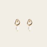 Ella Clip On Earrings in Gold