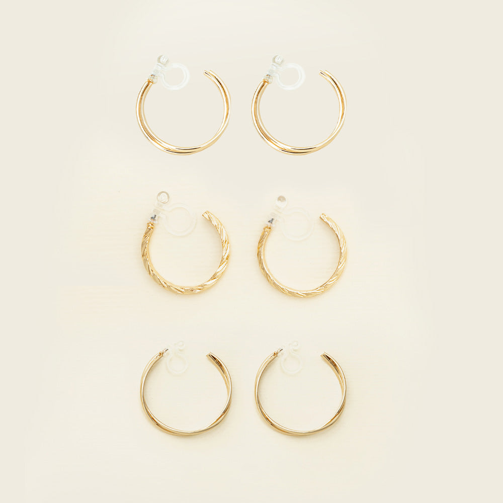 Photos of the Gold Hoops Bundle