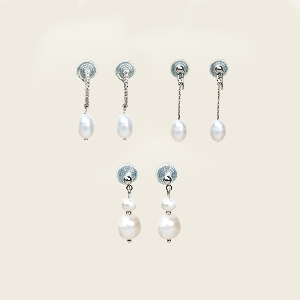 Pearl Favourites in Silver