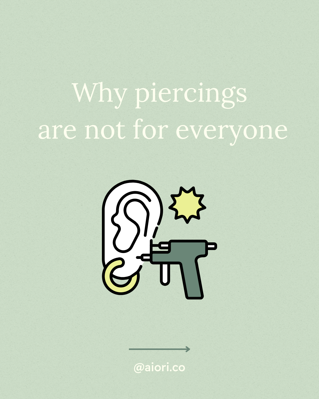 Why piercings are not for everyone