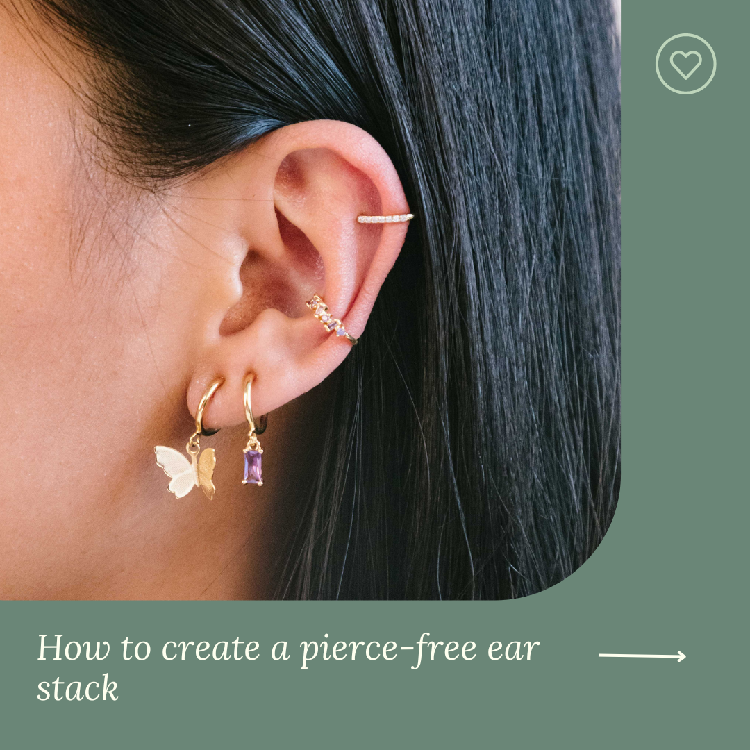 How to create a pierce-free ear stack