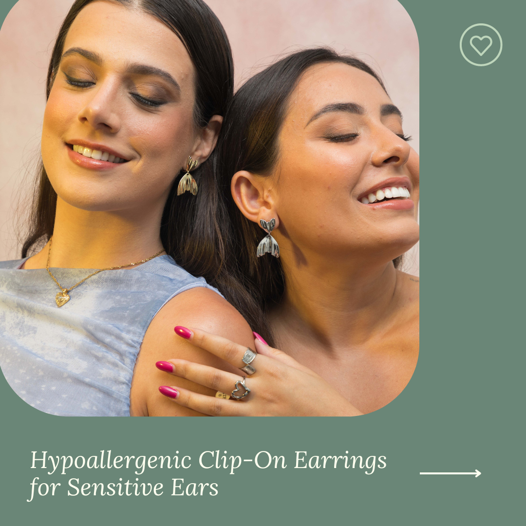 Hypoallergenic Clip On Earrings for Sensitive Ears