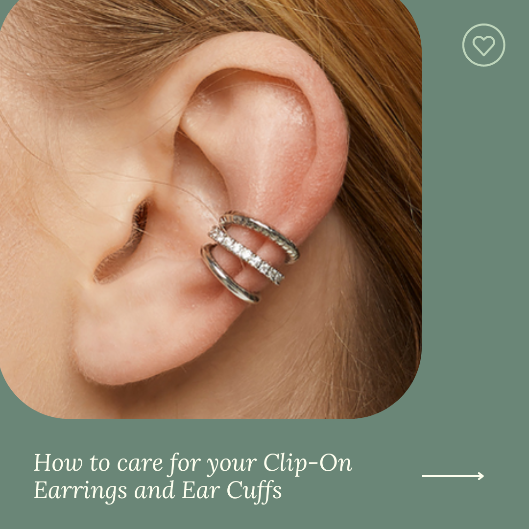 How to care for your clip on earrings and ear cuffs