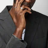 9mm Cuban Chain Bracelet in Silver