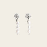 Image of the Audrey Clip On Earrings. These elegant earrings are adjustable for any ear type and provide a secure and comfortable hold for up to 24 hours. Perfect for sensitive or stretched ears, add a touch of sophistication to your daily style.