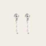 Image of the Audrey Clip On Earrings. These elegant earrings are adjustable for any ear type and provide a secure and comfortable hold for up to 24 hours. Perfect for sensitive or stretched ears, add a touch of sophistication to your daily style.