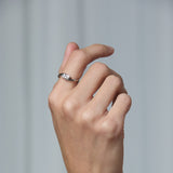 Marquise Swirl Ring in Silver