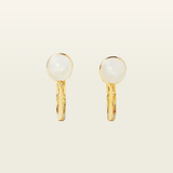 Sydney Pave Clip On Earrings in Gold