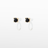 4mm Round Stud Clip On Earrings in Gold