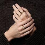 Classic Marquise Gallery Ring in Gold