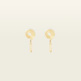 Tiny Hoop Clip On Earrings in Gold