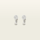 Trinity Hoop Clip On Earrings in Silver