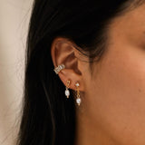 Sylvia Clip On Earrings in Gold