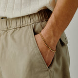 5mm Cuban Chain Bracelet in Gold