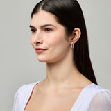 Abigail Clip On Earrings in Silver