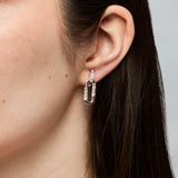 Abigail Clip On Earrings in Silver