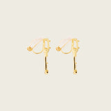 Abigail Clip On Earrings in Gold