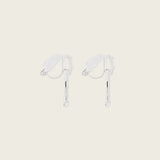 Abigail Clip On Earrings in Silver