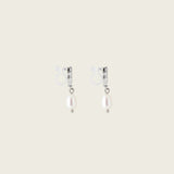 Adeline Clip On Earrings in Silver
