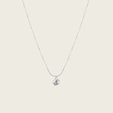 Amelia Pearl Necklace in Silver