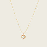 Amelia Pearl Necklace in Gold
