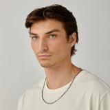 Angled Chain in Silver