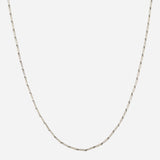 Angled Chain in Silver