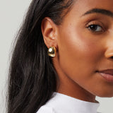 Auria Clip On Earrings in Gold